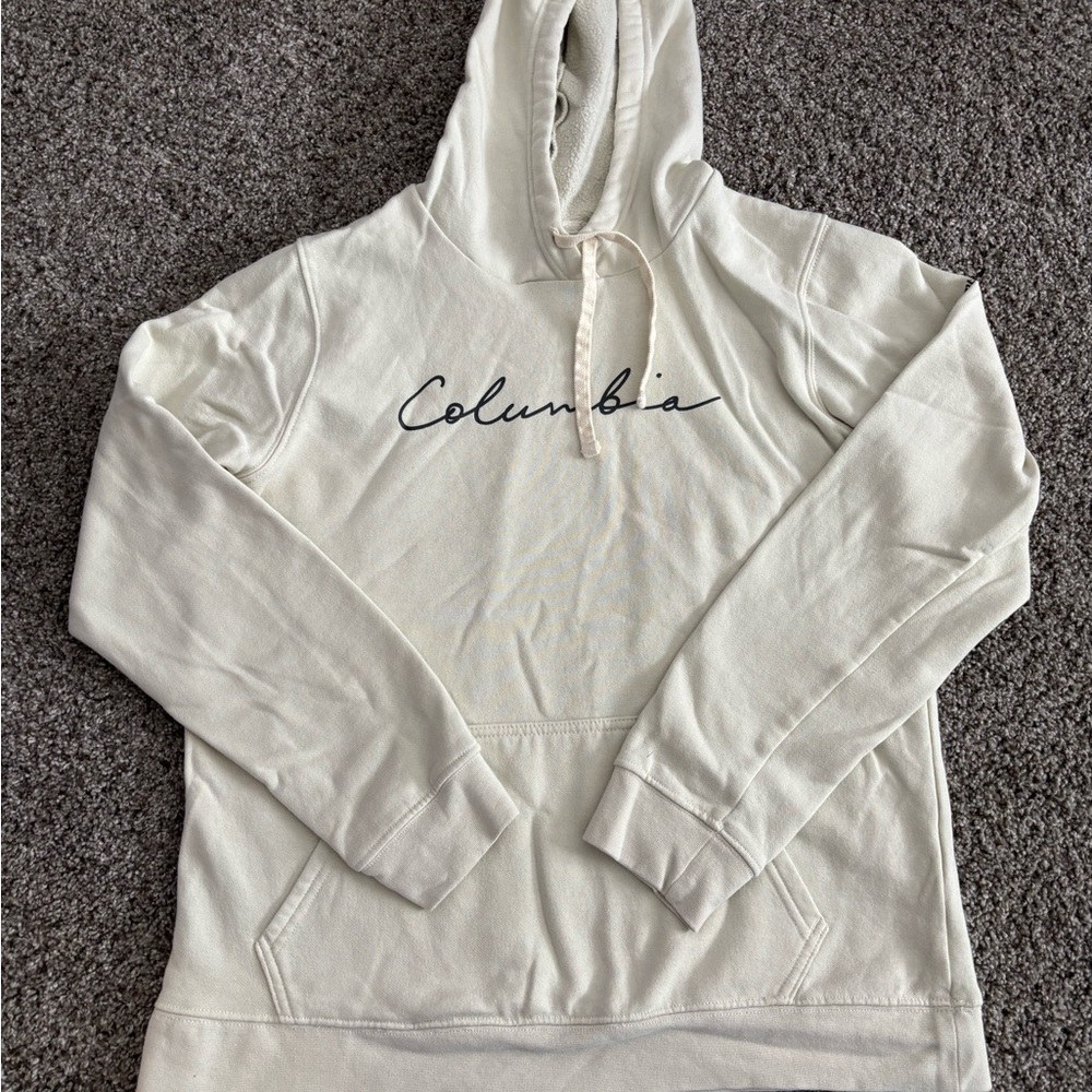 NEW Columbia Cream Fleece Hoodie